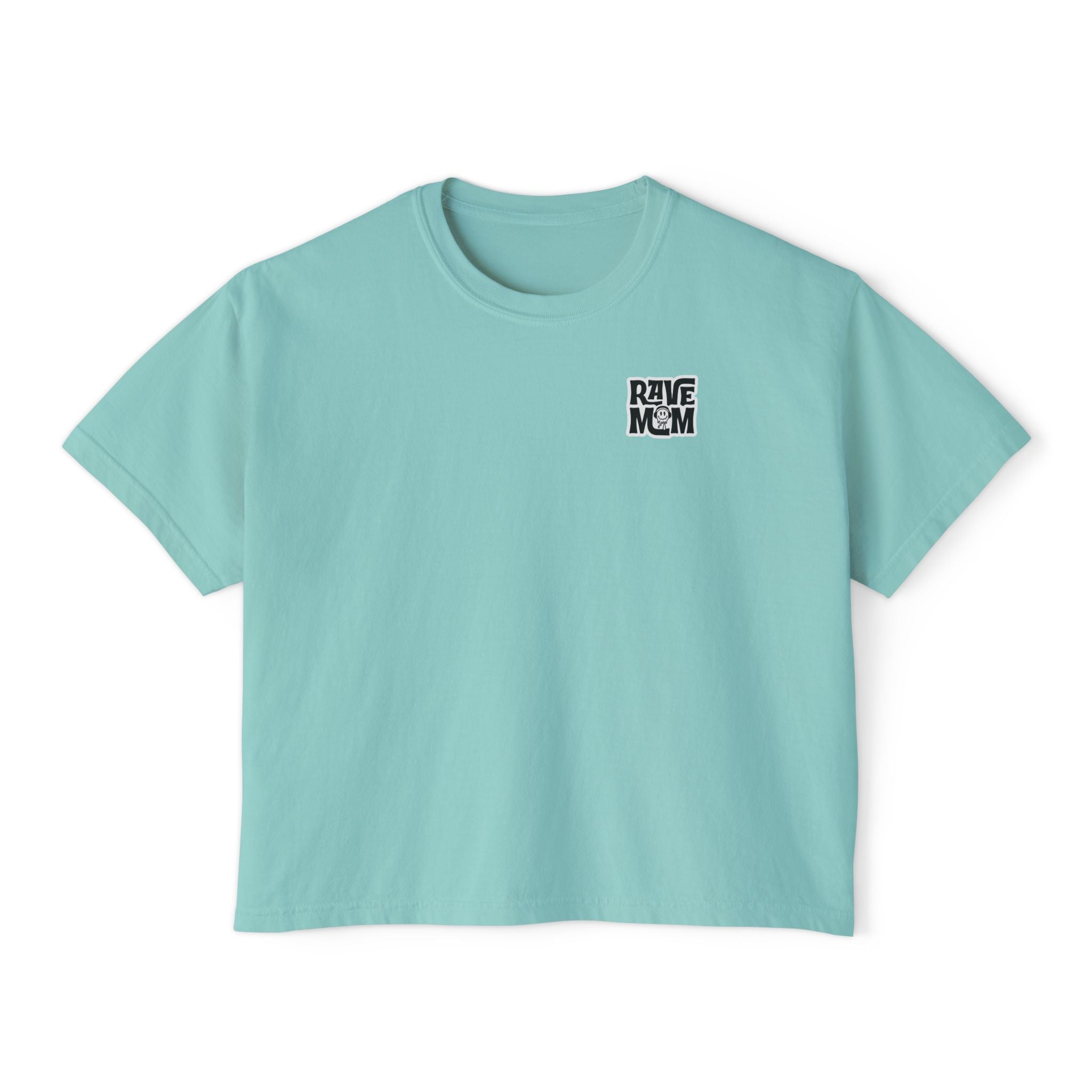 "Drink Water Babe" Boxy Tee — Women's Retro Graphic Crop T‑Shirt