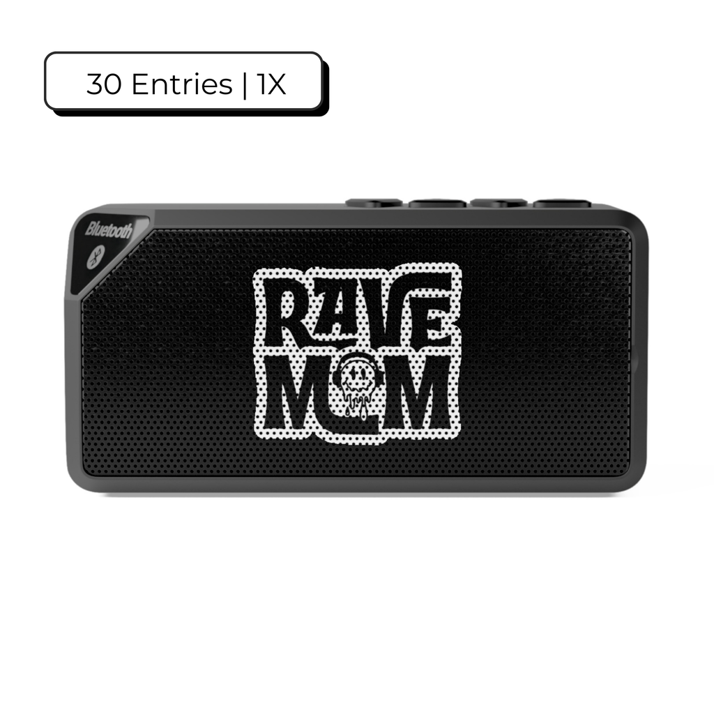 Bluetooth Speaker — RAVE MOM Logo - Portable Party Speaker