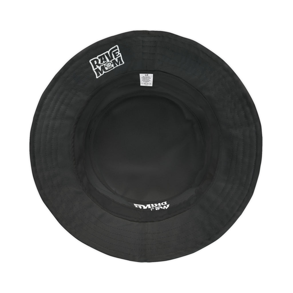 "Drink Water Babe" — Bucket Hat — Black/White